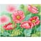 Diamond Dotz® Intermediate Watercolor Poppies Pre-Framed Diamond Painting Kit
